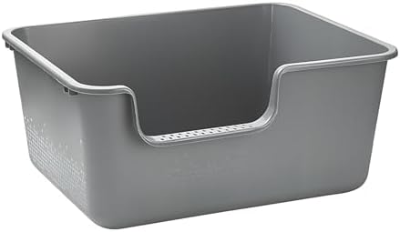 Extra Large Cat Litter Box – High-Sided Plastic Litter Box by KITPLUS