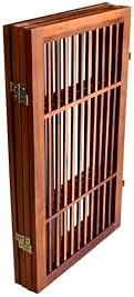 Urnporium Pet Dog Gate Freestanding, Strong Durable Folding Wooden Fence - Image 3