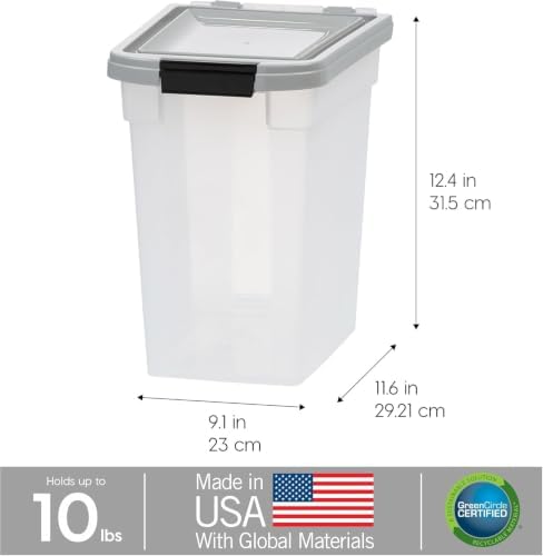 IRIS USA Dog Food Storage Container, Made in USA - Image 3