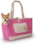 Dog Purse Carrier for Small Dogs, Embroidered Pet Tote by HIBAOJUNLeatherBagLLC