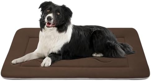 Dog Bed Soft Dog Crate Pad Mat for Medium/Large Dogs, 36 in Non-Slip Bottom by JoicyCoDogBeds