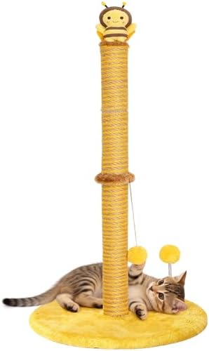 Bee Cat Scratching Post by FortheHeartbeatinYourLap