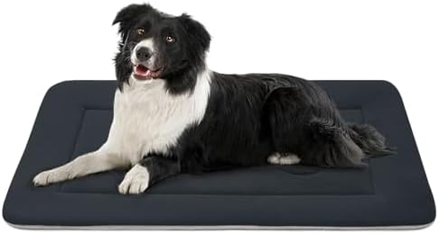 Dog Bed Soft Dog Crate Pad Mat for Medium/Large Dogs, 36 in Non-Slip Bottom by JoicyCoDogBeds