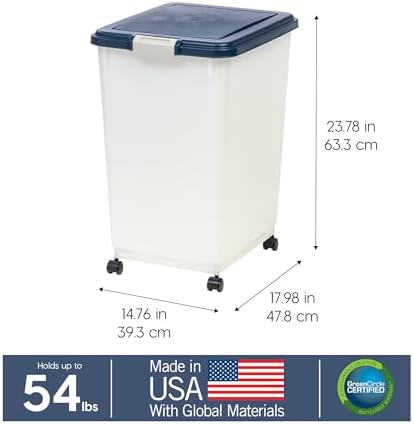 IRIS USA Dog Food Storage Container, Made in USA - Image 3