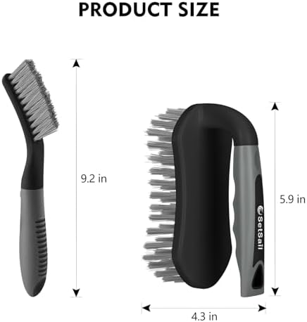 SetSail Scrub Brush, Stiff Bristle Cleaning Scrubber, 4 Pack - Image 2