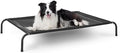 Bedsure Outdoor Elevated Cooling Dog Bed Large Sized Dog, 49in Black by BEDSURE