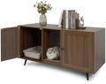 Tangkula Double Cat Litter Box Enclosure by TANGKULA