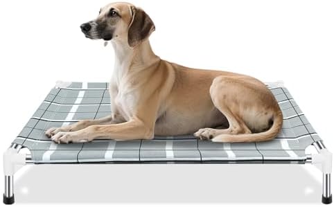 Elevated Dog Bed, Raised Cooling Lifted Dog Cot by Topsmartking