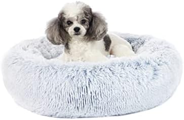Bedfolks Calming Fluffy Donut Dog Bed by Bedfolks