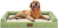 NANUYA Orthopedic Dog Bed for X-Large Dogs, 40 x 32 Inch, Grass Green by Nanuya