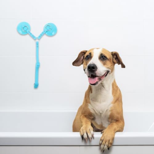 Dog Bath Tether with Suction Cup, Adjustable Grooming Restraint - Image 6