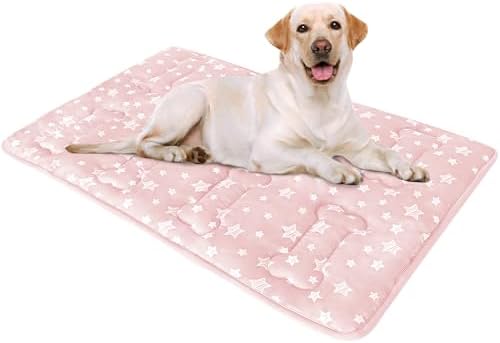 Dog Crate Mat, Soft Dog Bed Pad Mat by Moonsea