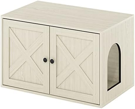 Furinno PELI Farmhouse Style Cat Litter Box Enclosure - Image 5