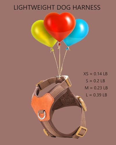Brown Medium Dog Harness for Medium Dogs, No Pull Dog Harness - Image 3