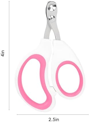 Stainless Steel pet Nail Clippers in Rose red, 1 piece per Sale - Image 4