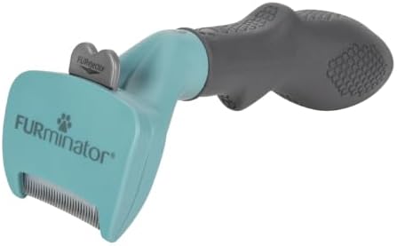 FURminator deShedding Tool For Small Cats, Long Hair, Removes Loose Hair From - Image 2