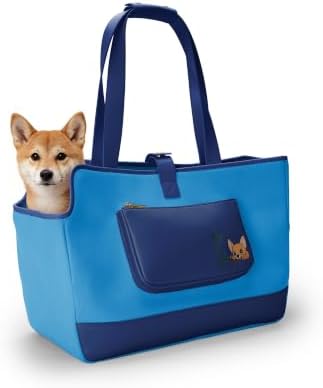 Dog Purse Carrier for Small Dogs, Embroidered Pet Tote by HIBAOJUNLeatherBagLLC