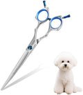 Straight Dog Grooming Scissors 7 in Dog Hair Scissor Trimming Dogs Pet Cat by FOGOSP