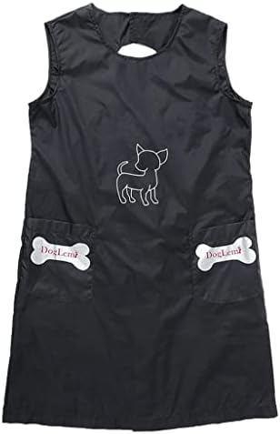 Pet Grooming Apron Pet Groomer Apron Waterproof Grooming Apron Pocket Apron by Unknown