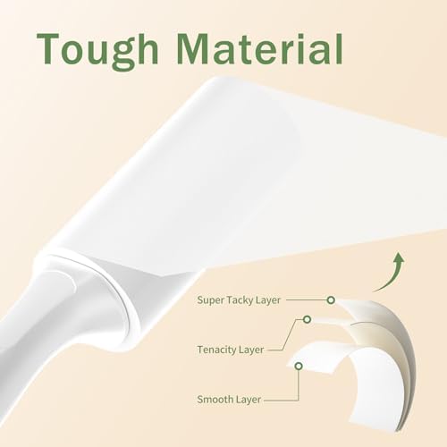 Extra Sticky Lint Roller for Pet Hair, 100 Sheets, 1 Handle - Image 4