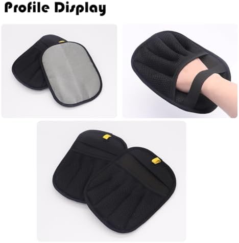 2 Pack Pet Hair Removal Gloves, Five-Finger Reusable Electrostatic Pet Hair - Image 4