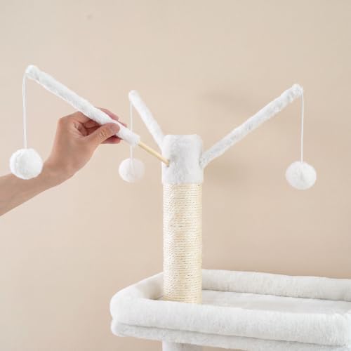 HOOBRO Cat Tree with Litter Box Enclosure - Image 7