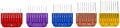 Dog Stainless Steel 5 Color Comb Compatible by DODAER