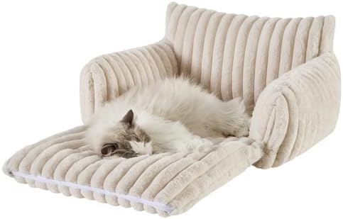 Hollypet Cat Bed Small Dog Orthopedic Couch Beds - Image 2