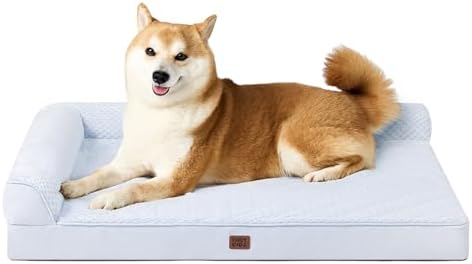 EHEYCIGA Memory Foam Dog Bed for Crate, Large Orthopedic Dog Bed by EHEYCIGA