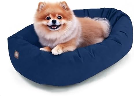 Majestic Pet Suede Shredded Memory Foam Mix Calming Dog Bed Washable by MajesticPet