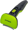 Upgraded Pet Self Cleaning Grooming Brush Curved Deshedding Tool by PetSuppliesManufacturer