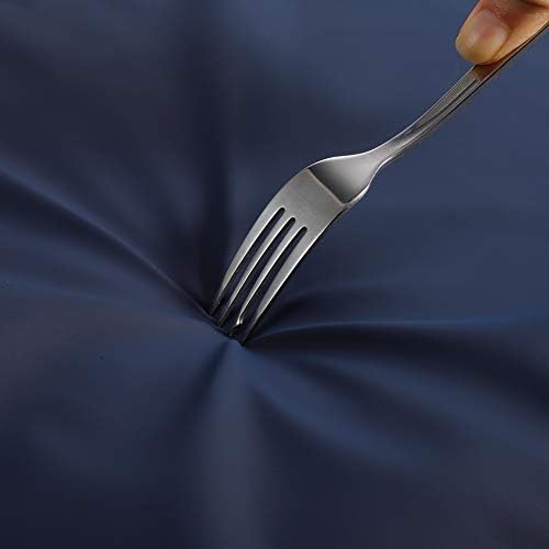 Waterproof Rubber Apron Adjustable Dishwasher Blue Work Apron - Image 3