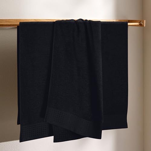 GLAMBURG Ultra Soft 4 Pack Oversized Bath Towel Set 27x54 inches, 100% Cotton - Image 3