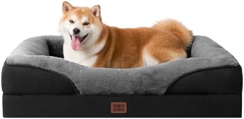EHEYCIGA Orthopedic Dog Bed for Large Dog, Memory Foam Dog Couch by EHEYCIGA