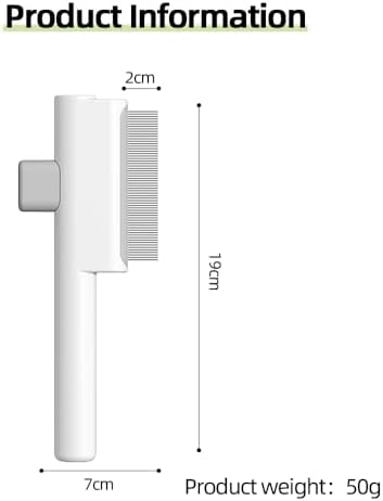 Marchul Cat Comb, Self-Cleaning Hair Remover Flea Comb - Image 3