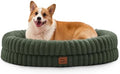 ChiXnuggle Orthopedic Dog Bed, Washable Cover, Faux Fur Bolster Pet Couch by SnuggleUpPawsDown