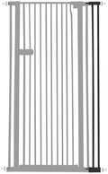 Lumizone Extra Tall Cat Gate Extension Kit 55.12" High 4.13" Wide Black by Lumizone