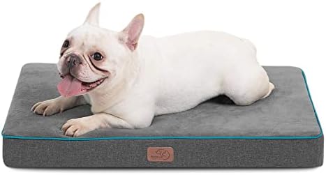 Bedsure Memory Foam Dog Bed Medium Size Dog, Orthopedic Crate Pads by BEDSURE