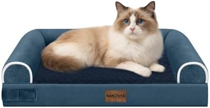 NANUYA Orthopedic Dog Bed for Small Dogs, 20 x 14 Inch by Nanuya