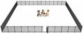 Thickened Outdoor Dog Fence, 48 Panels by Petorldog