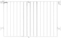 Babelio 31.5-55" No Bottom Bar Baby Gate Extra Wide, 2-in-1 Auto Close Dog Gate by BABELIO