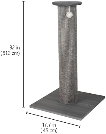 Kitty City Tall Sisal Cat Scratching Post, 32” Durable Scratcher - Image 3