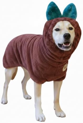 DERPYCHAPPY Dog Bathrobe for Small to Large Dogs, Microfiber by DerpyChappy