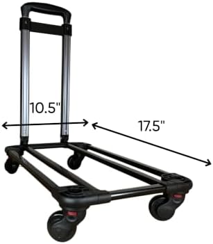 Aluminum Rolling Cart for Pet Carriers - Image 2