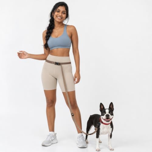 Kazazoo Hands-Free Adjustable Length 5-8 Ft Dog Leash, Crossbody & Waist by Kazazoo