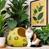 Luxurious Merino Wool Cat Cave - Image 2