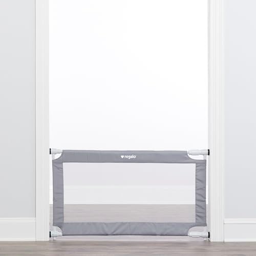 Regalo Safety 27.5"-50" Extra Wide Mesh Baby Gate, Doorways & Dooways - Image 6