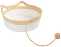 Cotton Rope Woven Cat Bed, Instinct Pet Basket by WEAVELYRICS