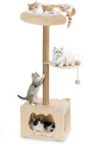 4IN1Tall Cat Scratching Post by MOOACE