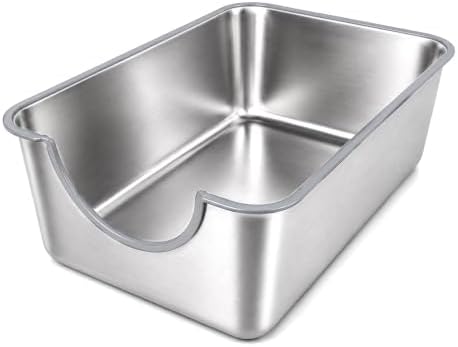 Stainless Steel Litter Box by TownTime
